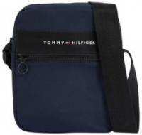 Tommy Hilfiger Horizon Mini Reporter Herren Schultertasche Crossover Nylon Space Blue Dunkelblau