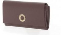 große Überschlagbörse Mandarina Duck Mellow Leather Wallet Balsamic lila