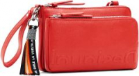 Desigual Mini Crossbodybag Börse Half Logo Linda Orange 