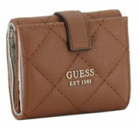 Pilloweffekt Guess Börse Small Gillian Cognac