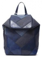 Patchworkrucksack dunkelblau Desigual Ava Loen Navy