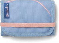 Satch Mädchenportemonnaie Vivid Blue hellblau rosa recycled