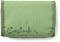 Klappgeldtasche Schüler grün Nordic Jade Green Lederzipper Satch Wallet