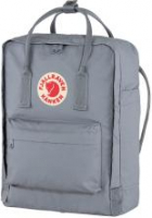 Daypack Fjällräven Kanken Flint Grey Hellgrau Sticker