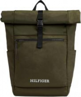 Rolltop Rucksack Tommy Hilfiger Army Green TH Monotype Rolltop Backpack