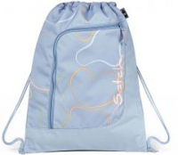 Sportbeutel hellblau bunter Print Satch Gymbag Vivid Blue