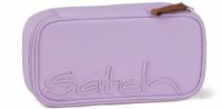 fliederfarbene Schlamperbox Satch Nordic Purple Lederdetails