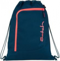 Freizeitrucksack dunkelblau neonpink Satch Gym Bag Pink Phantom