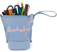 Stiftetasche hellblau bunt Satch Pencil Slider Vivid Blue Stiftebecher 