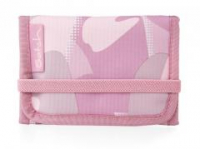 Mädchengeldtasche Satch Wallet Heartbreaker rosa Camouflage