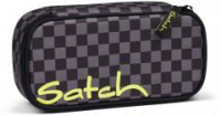 Schlamperpennal schwarz grau kariert Satch Dark Skate Pencil Box