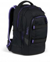 mitwachsender Satch Schulrucksack Pack Purple Phantom schwarz