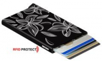Cardprotector Secrid Laser Magnolia Black schwarz RFID-Schutz