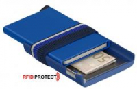 RFID-Schutzhülle Secrid Cardslide Set Blue Moneyband blau