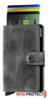 Secrid Miniwallet Kartenetui Vintage Grey-Black