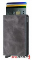 Secrid Slimwallet Kartenetui RFID Ausleseschutz Vintage Grey-Bla