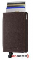 Secrid Slimwallet RFID Kartenhülle Espresso Brown