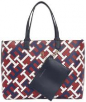 Statementtasche Bunt Tommy Hilfiger Iconic Tommy Tote Monogram Etui