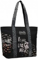 Shopping Bag schwarz San Francisco Anekke Peace & Love 