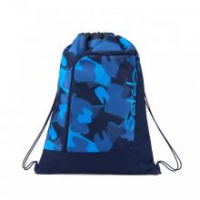 Rucksack Satch Gymbag Troublemaker blau Camouflage