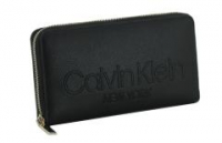 Damenbrieftasche RFID Schutz Calvin Klein Black Z/A Wallet LG schwarz