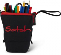 Schüttelpennal schwarz rot Schreibtischorganizer Satch Pencil Slider Fire Phantom
