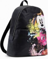 Backpack Comicprint Mickey Arty Scratch Mombasa Desigual schwarz bunt