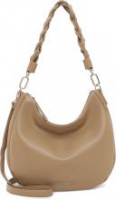 Crossovertasche Tiffany Suri Frey Flechtriemen Taupe 