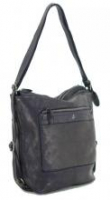 Lederrucksack Harbour 2nd Cayenne Schultertasche dunkelblau