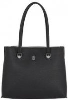 zeitlose Schultertasche Damen Tommy Hilfiger Black Tablet