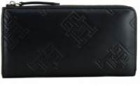 Tommy Hilfiger Geldtasche TH Refined Large ZA Mono black schwarz