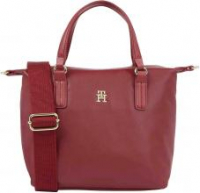 Kurzgrifftasche Tommy Hilfiger Poppy Plus Small Tote Rouge rot