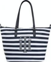 gestreifter Shopper blau weiß Tommy Hilfiger Poppy Tote Navy Blue Stripes