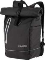 Travelite Basics Roll-Up Wanderrucksack schwarz beschichtet wasserabweisend