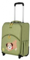 Travelite Youngster Kinderkoffer Hund grün 44cm Handgepäck