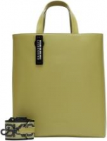 Glattledertasche Damen Liebeskind Paper Bag Tote Medium Grün Thyme