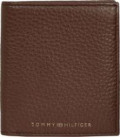 Lederbörse Hochformat Men Tommy Hilfiger Premium Leather Trifold Brown Gold