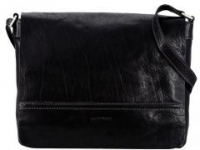 Überschlagtasche Gerry Weber Lugano Leder Flap Bag M schwarz