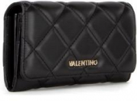Valentino Ocarina Nero Wallet Überschlag schwarz gesteppt