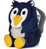 Backpack für den Kindergarten Affenzahn dunkelblau Pinguin Namensschild