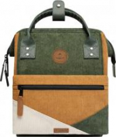 Cabaia Backpack Doha Cord Small Adventurer Grün Fronttasche