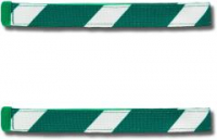 Wechselbänder für Satch Pack Swaps Green & White mit Klettverschluss grün