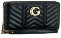 Steppbörse schwarz Guess Lovide Black Ziparound