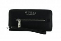 Damengeldbörse Guess black Lias schwarz Schlaufe Zipper