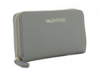Damengeldbörse Valentino Zero RE Grigio grau nachhaltig Saffiano