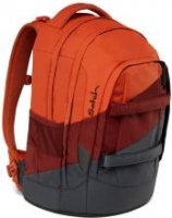 ergonomischer Schulrucksack rot Satch Pack Fire Up recycled