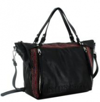 bestickte Kurzgrifftasche Ethno Desigual Regasita Negro Libia schwarz