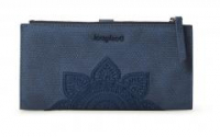 Damengeldbörse Desigual Aquiles Pia blau bestickt Navy