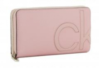 Portmonaire Calvin Klein ZA Wallet LG Shadow Rose Rosa RFID
