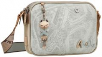 dreigeteilte Crossbody Bag Stanzmuster Anekke Hollywood Passion